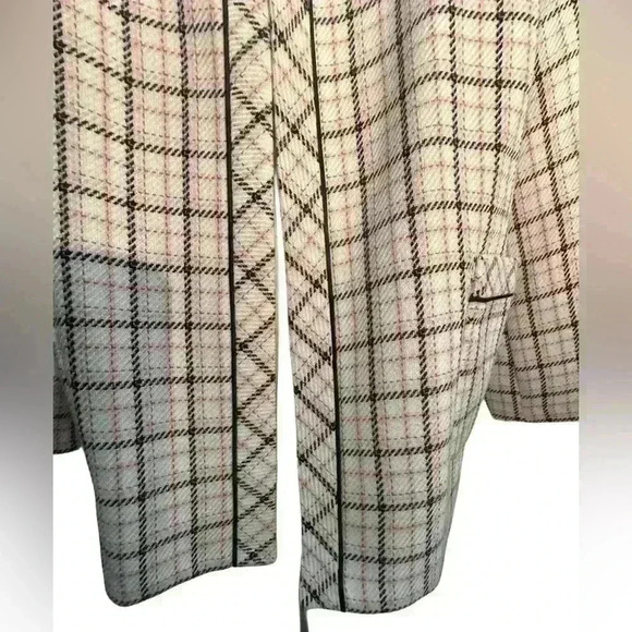 NWT Kasper Women’s Plaid Pink and Black Blazer Size 22 - Picture 3 of 10